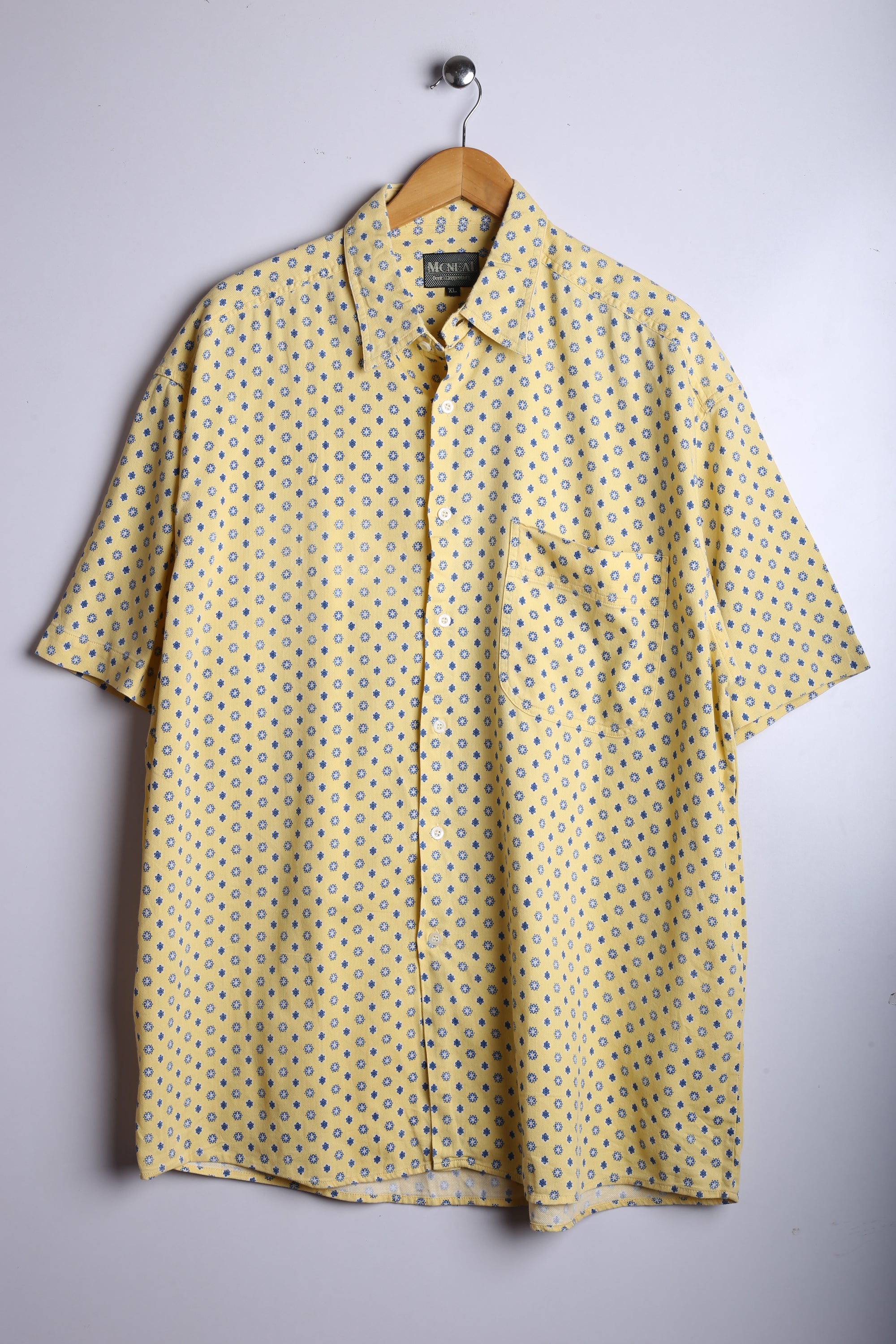 Vintage McNeal Hawaiin Shirt Mustard - Cotton