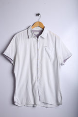 Vintage Pepe Jeans Half Sleeve Shirt White - Cotton