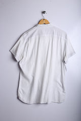 Vintage Pepe Jeans Half Sleeve Shirt White - Cotton