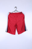 Vintage Sports Shorts Red X Small