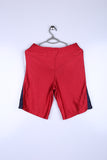 Vintage Sports Shorts Red X Small