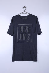 vintage  jack n jones Graphic Tee Grey Medium