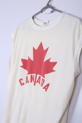 Vintage Canada Graphic Tee White Large