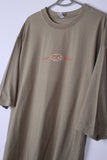 Vintage Beach Graphic Tee Brown Large