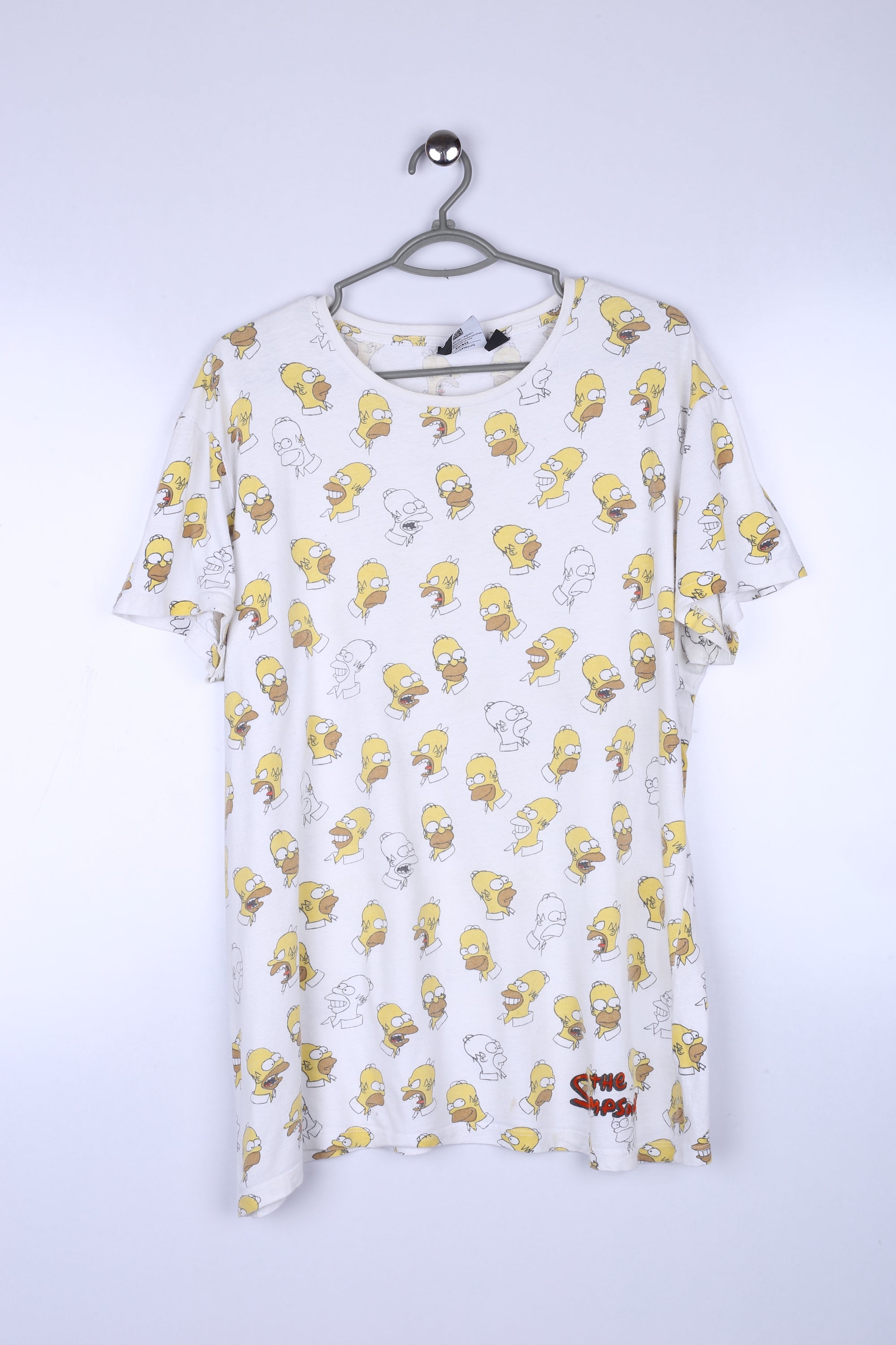 Vintage The Simpsons Graphic Tee White