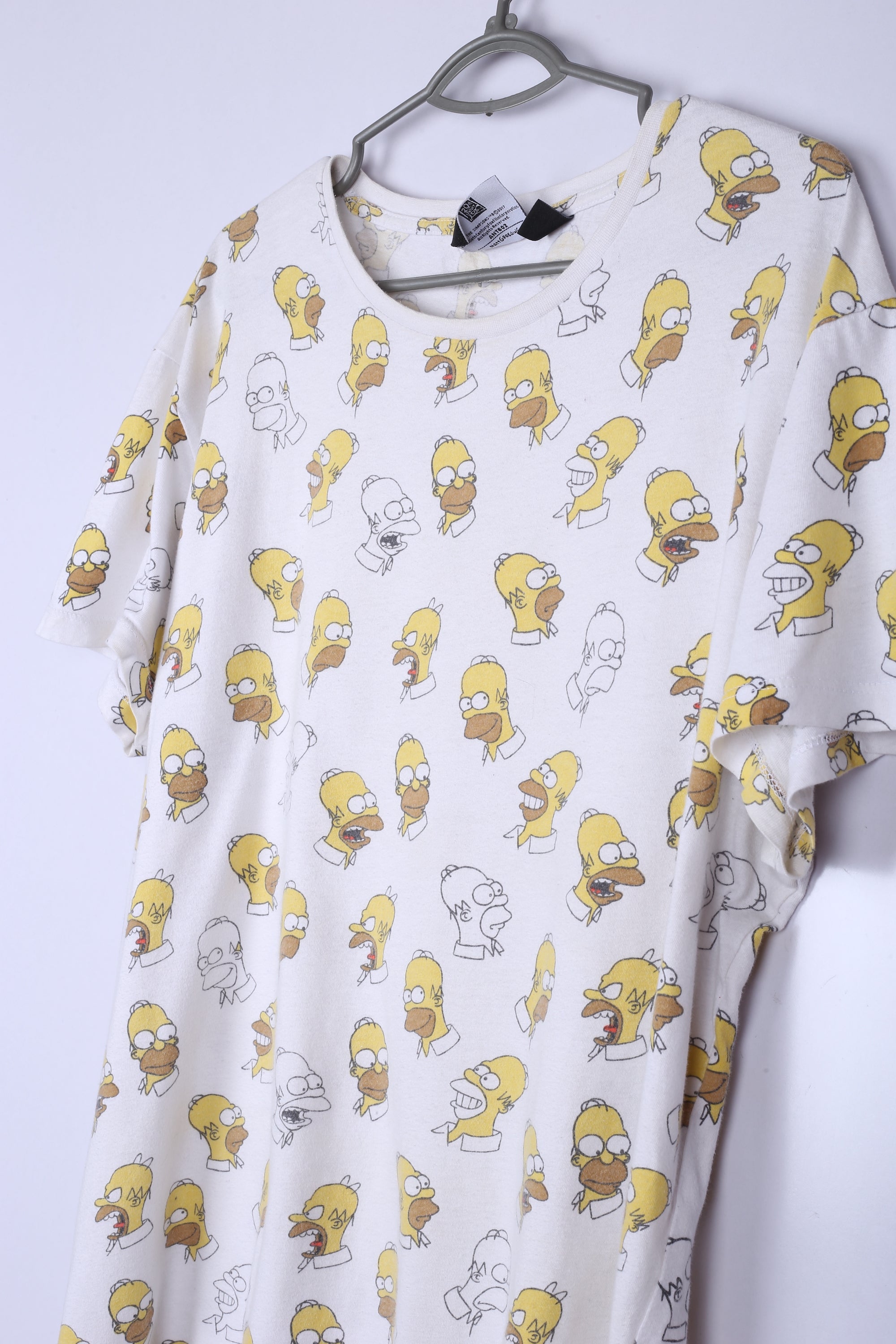 Vintage The Simpsons Graphic Tee White