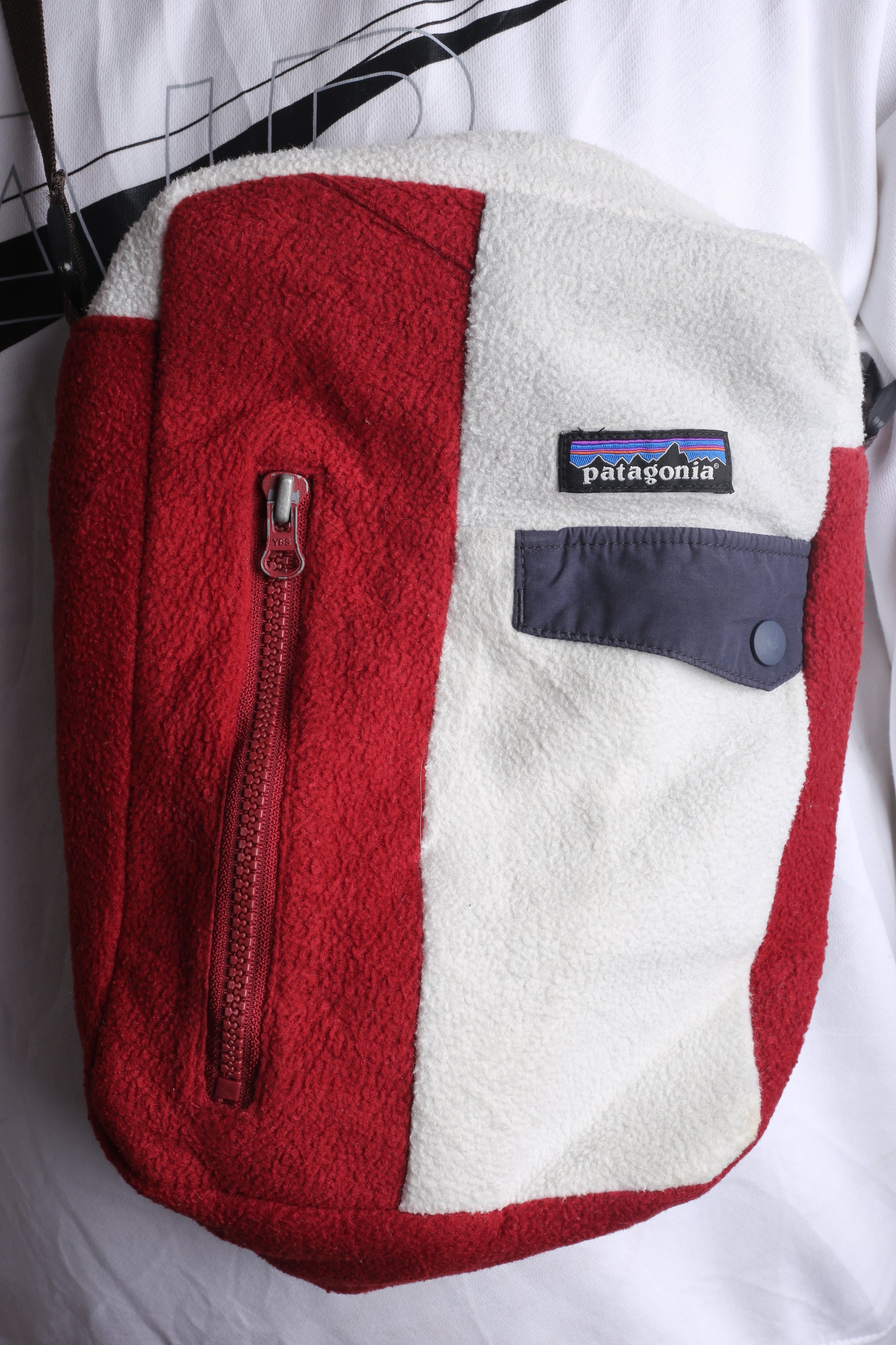 Vintage Patagonia Re-Work Bag Red/White