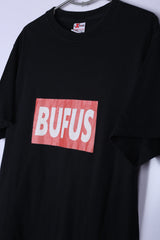 Vintage Bufus Graphic Tee Black Medium