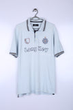 Vintage Long Key Polo Blue Medium