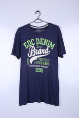 Vintage EDC Graphic Tee Navy X Large