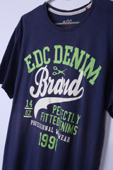 Vintage EDC Graphic Tee Navy X Large