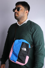 Vintage The North Face Re-Work Bag Black/Pink/Blue