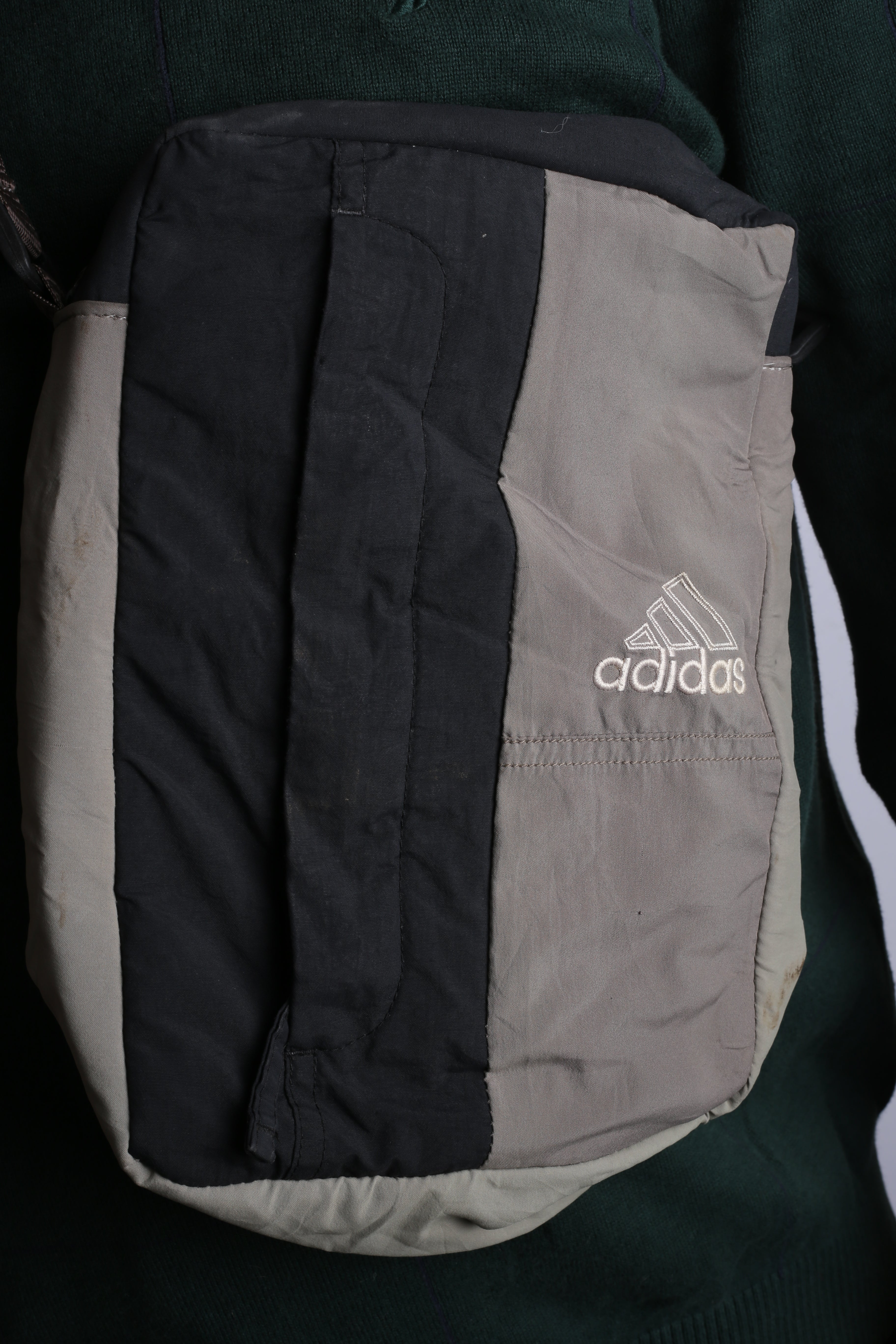 Vintage Adidas Re-Work Bag Grey/Black