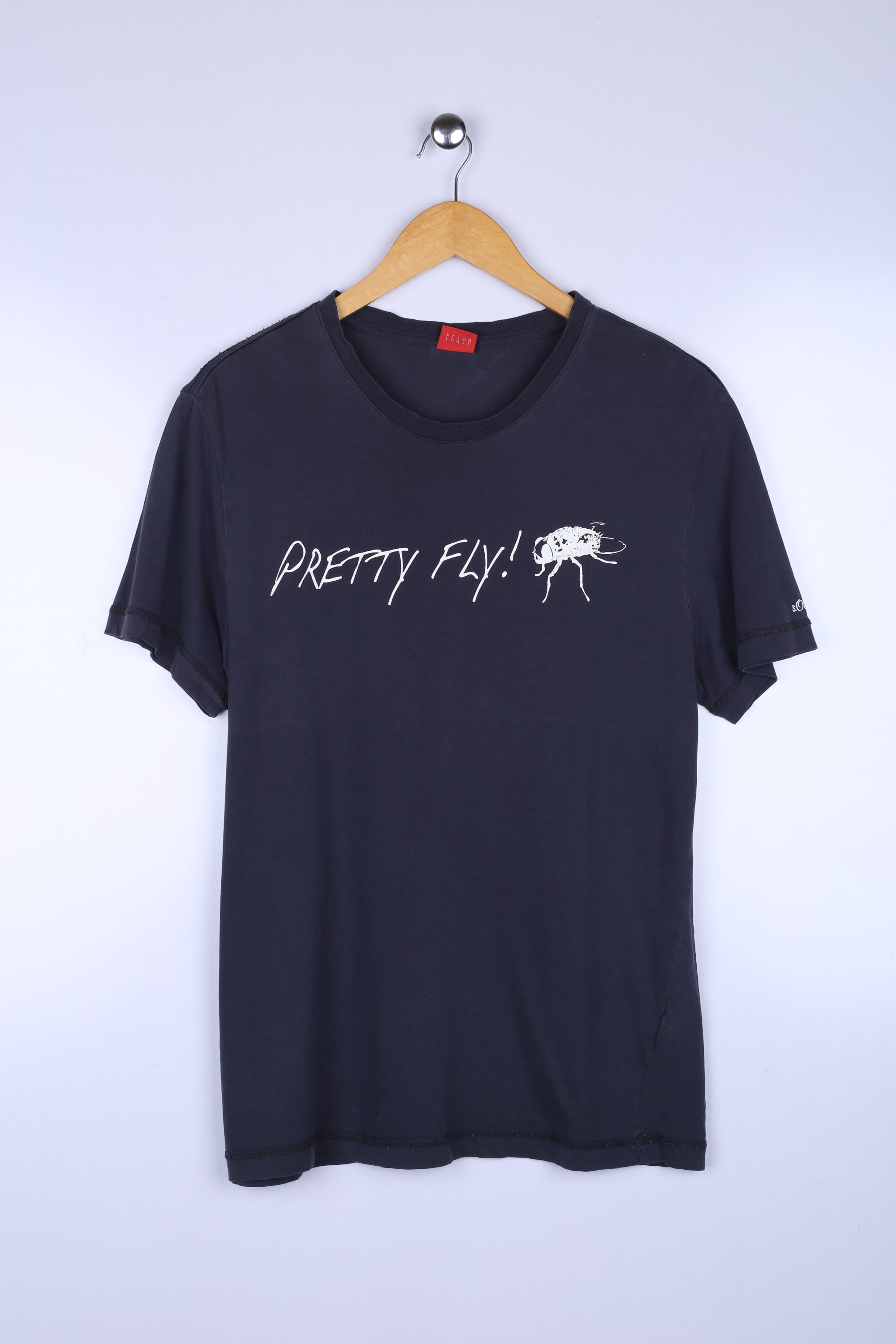 Vintage Fly Graphic Tee Navy