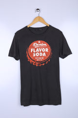 Vintage Denim Soda Tee Black