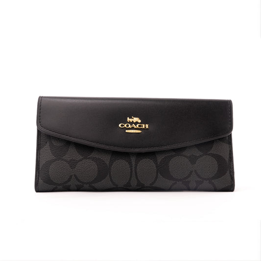 Coach Signature Envelope Wallet