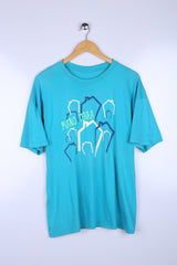 Vintage Piano Terra Tee Blue