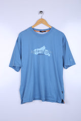 Vintage Highway Graphic Tee Blue