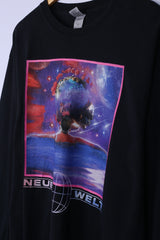 Vintage Neue Welt Long Sleeve Graphic Tee