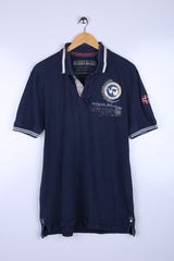 Vintage Napapijri Polo Navy