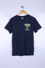 Vintage Tates Bike Run Graphic Tee Navy