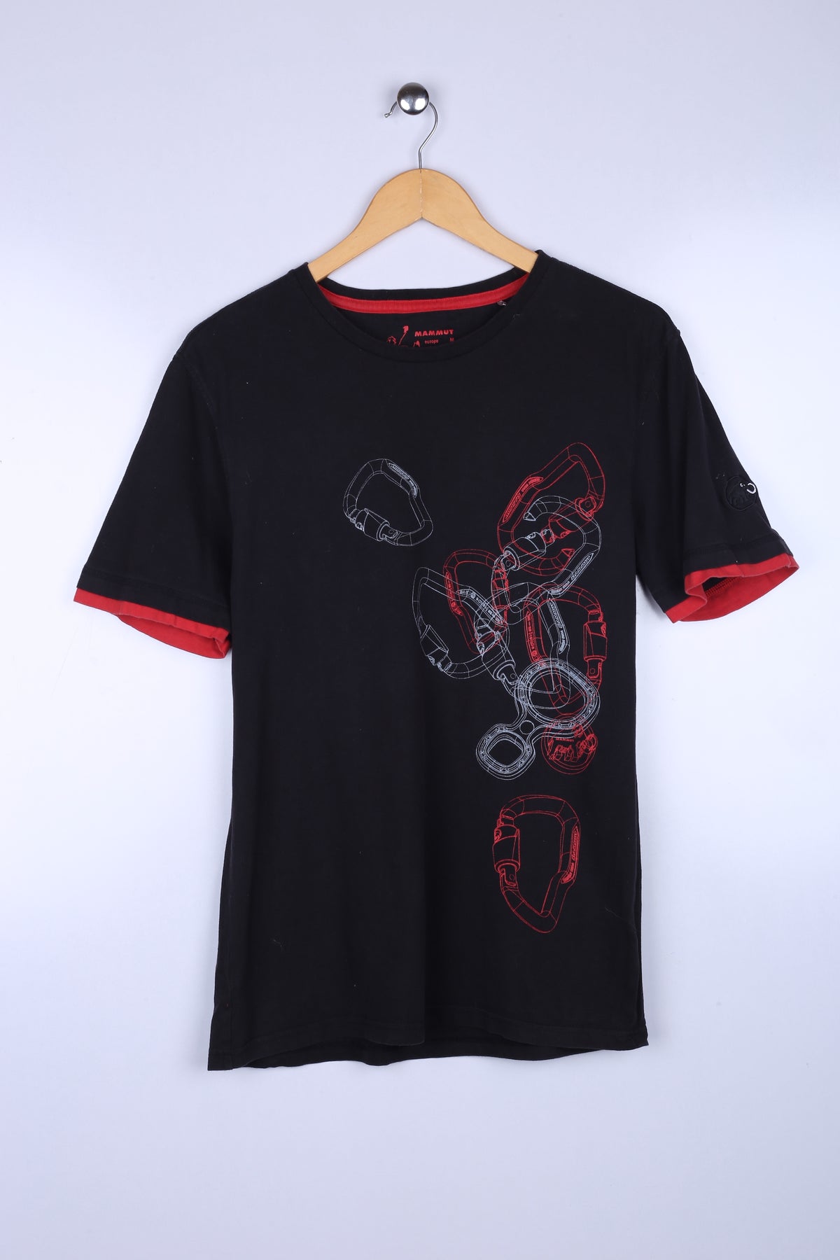 Vintage 00's Mammut Graphic Tee Black