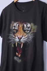 Vintage Beast Graphic Tee Black