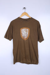 Vintage Alpine Club Graphic Tee Brown