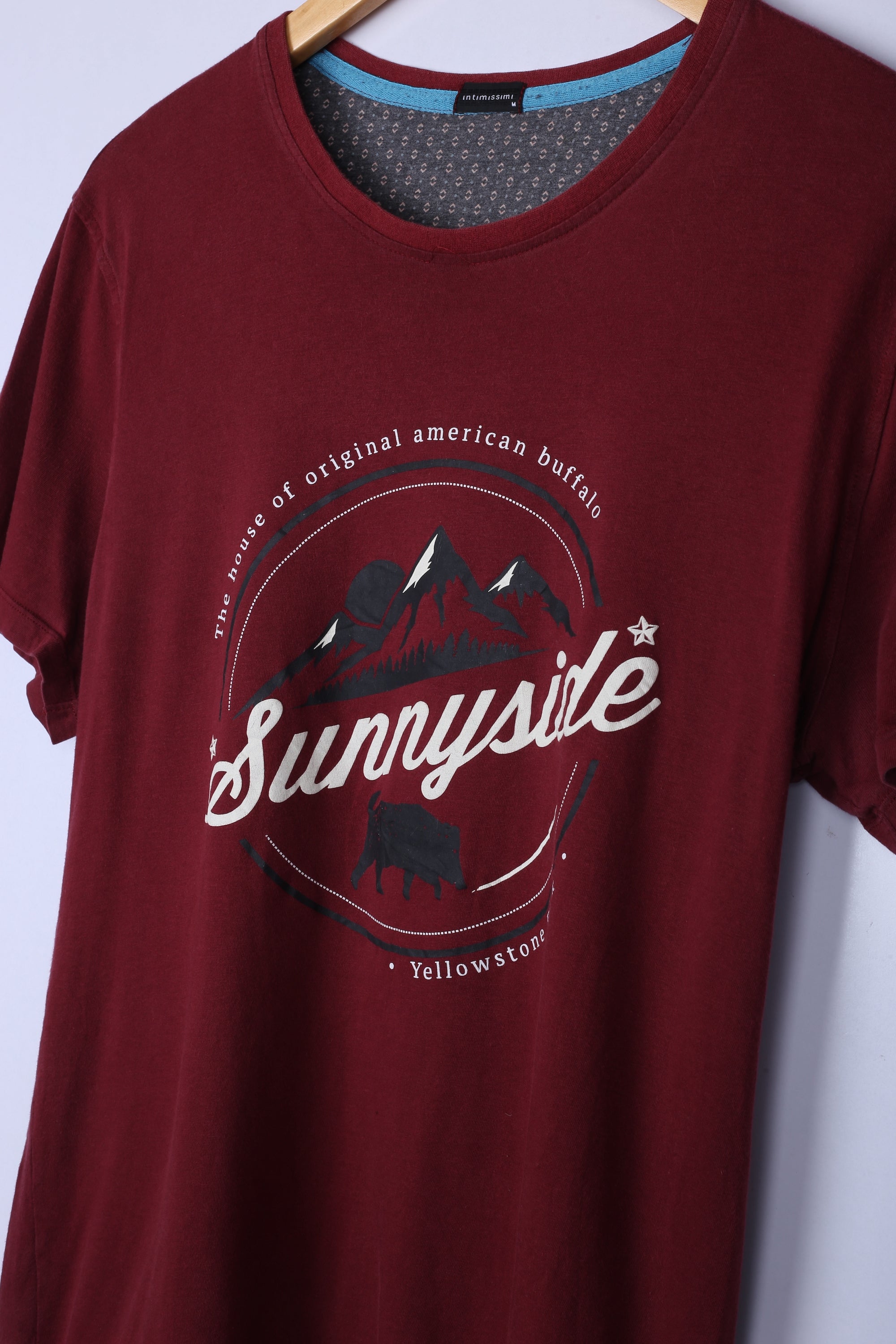 Vintage Sunny Side Graphic Tee Red