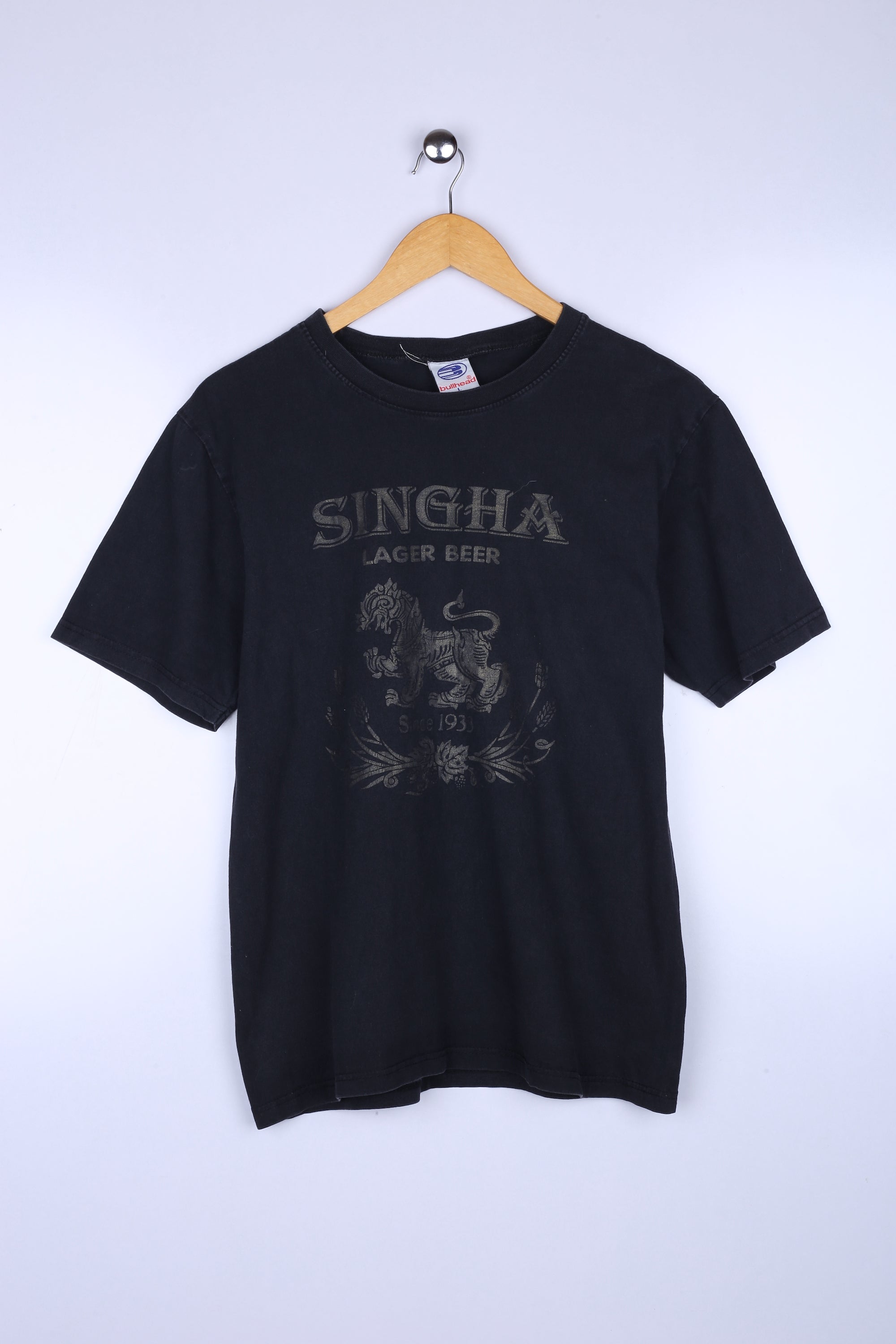 Vintage Singha Graphic Tee Black