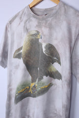 Vintage Beast Graphic Tee Grey Tie Dye