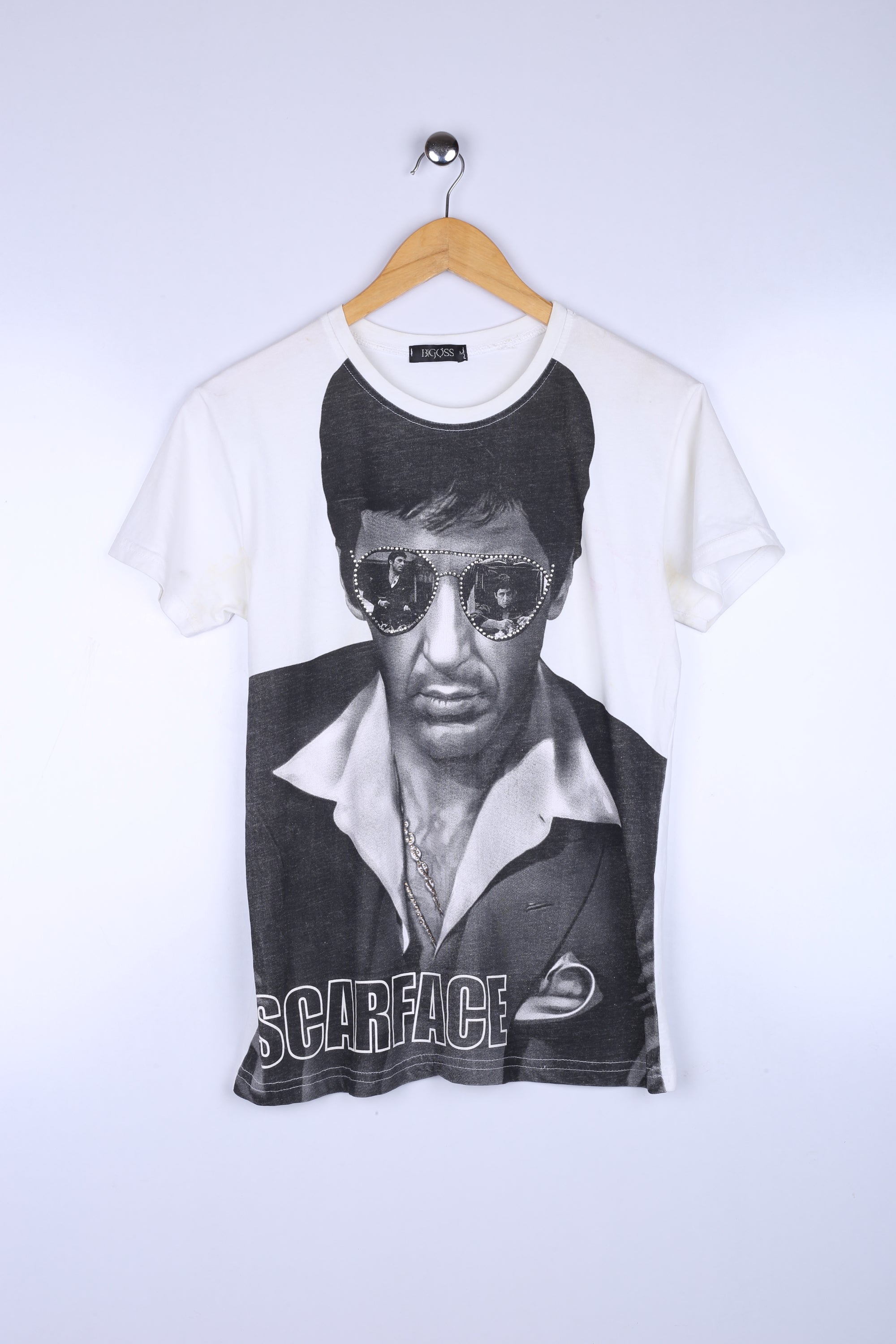 Vintage Scarface Graphic Tee White