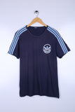 Vintage 90's Adidas Tee Navy