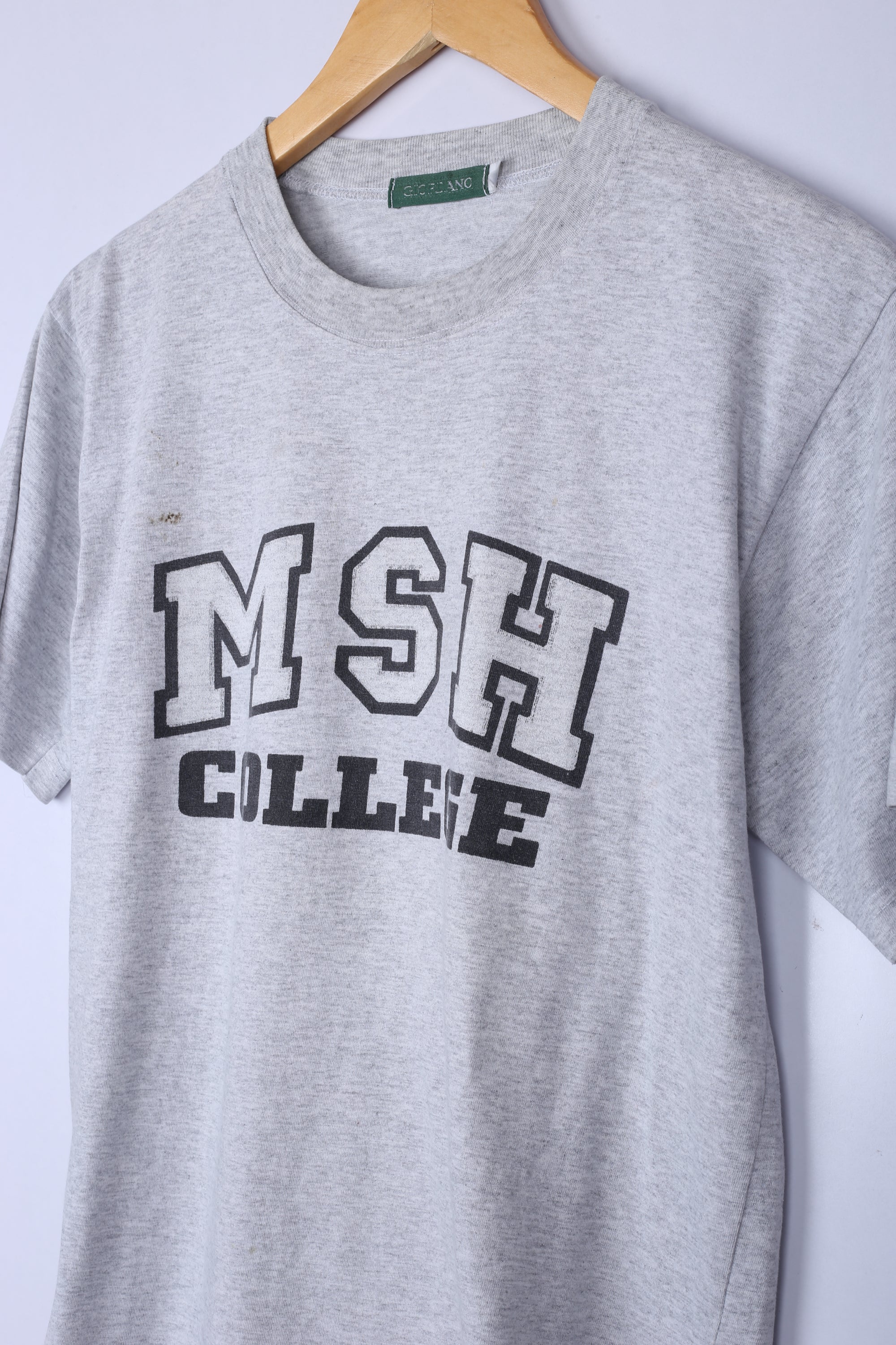 Vintage MSH College Tee Grey