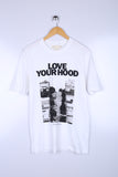 Vintage Graphic Hood Tee White