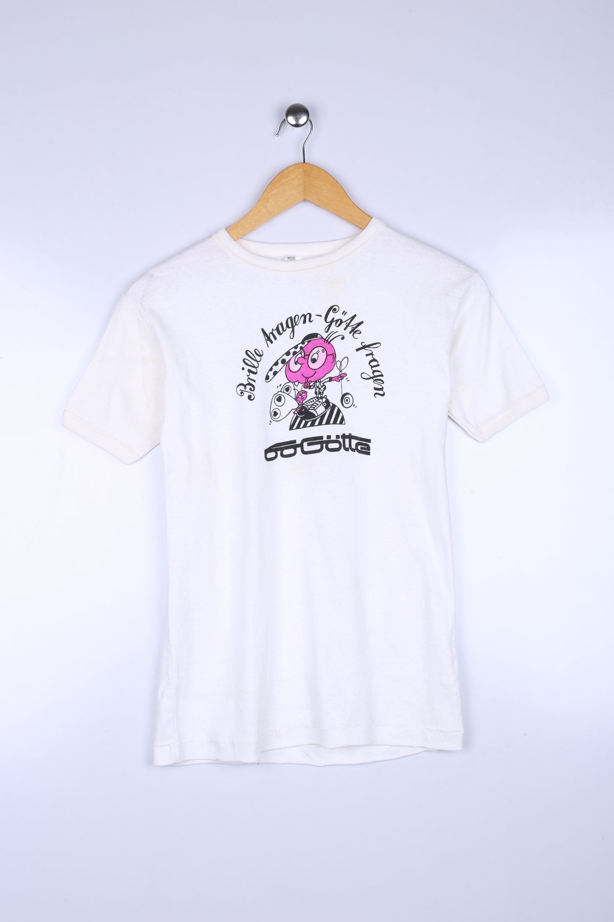 Vintage Gotte Graphic Tee White