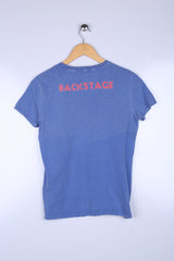 Vintage One Night Graphic Tee Blue