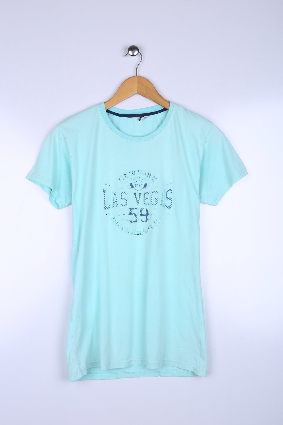 Vintage Las Vegas Tee Aqua Blue