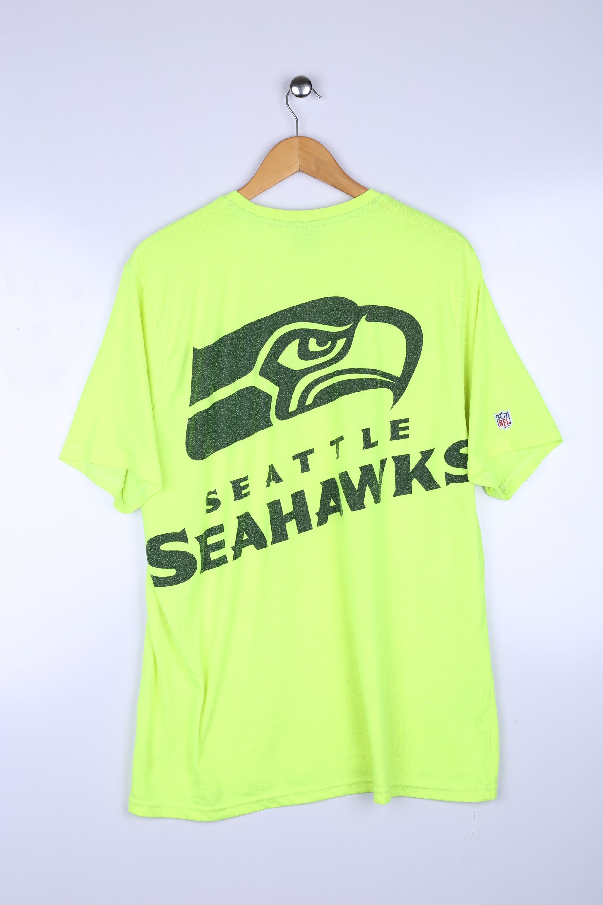 Vintage NFL Seattle Seahawks Tee Neon