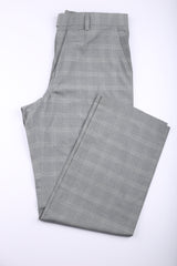 Apt.9 Pants Grey Checkred (W37", L43")