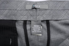 Apt.9 Pants Grey Checkred (W37", L43")