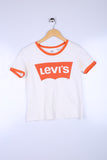 Vintage 00's Levis Tee White/Orange