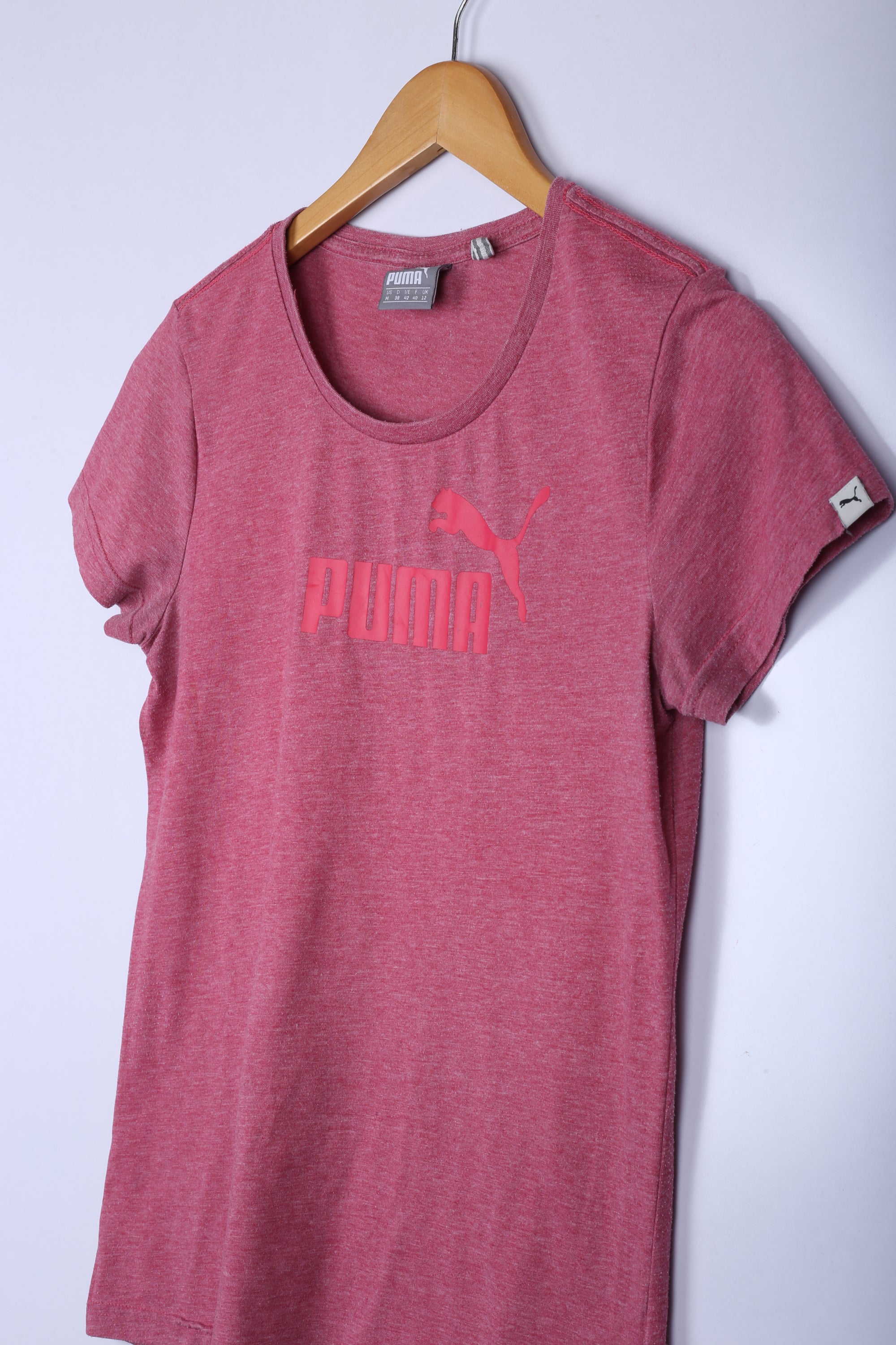 Vintage 00's Puma Tee Dark Pink