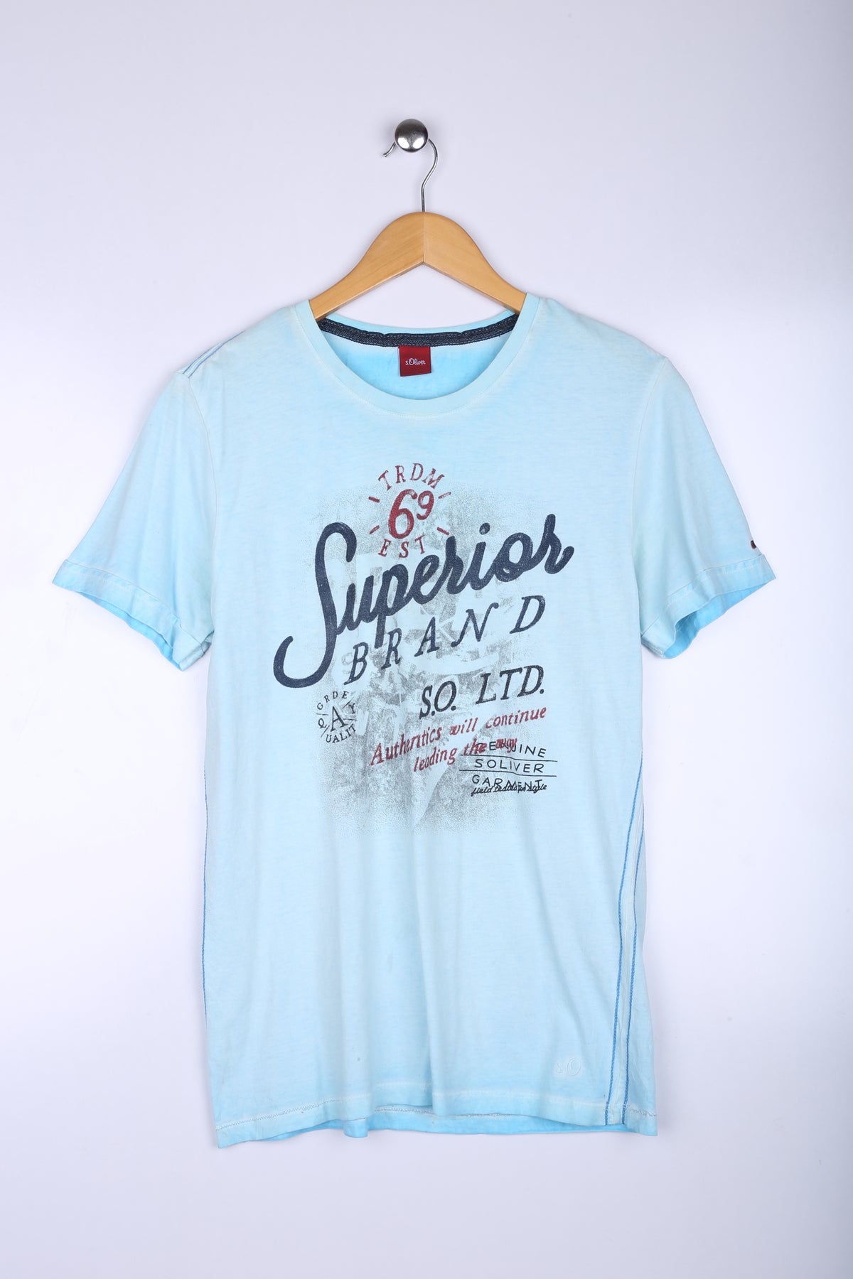 Vintage Superior Band Tee Sky Blue