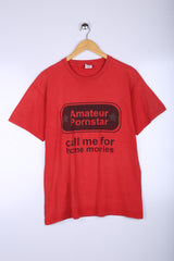 Vintage R Rated Tee Red