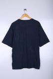 Vintage Jungle University Graphic Tee Navy