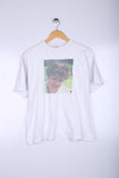 Vintage Graphic Tee Face White