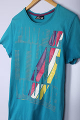 Vintage Fishbone Tee Skyblue