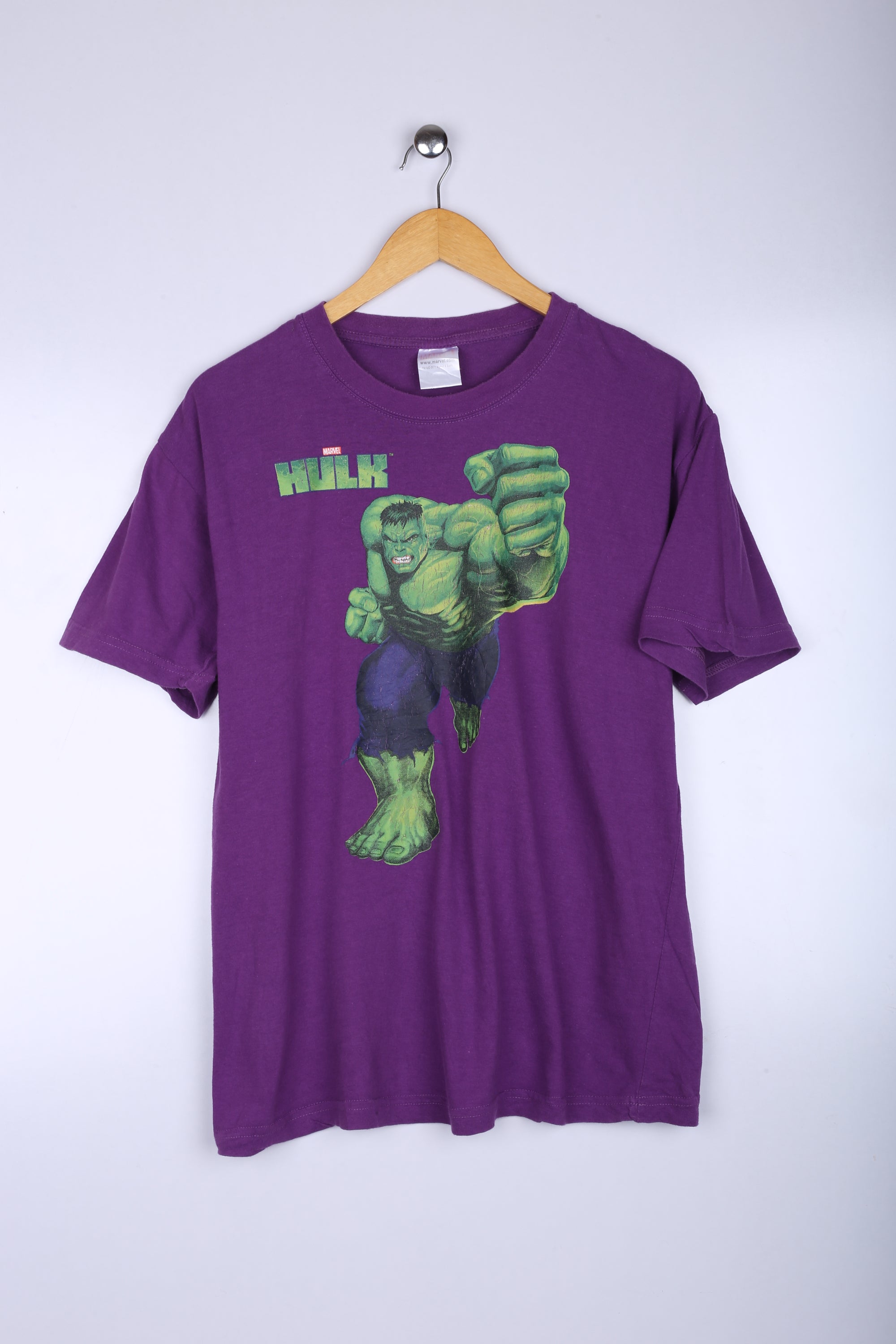 Vintage Marvel The Hulk Graphic Tee Purple