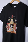 Vintage Gildan Pyramid Graphic Tee Black